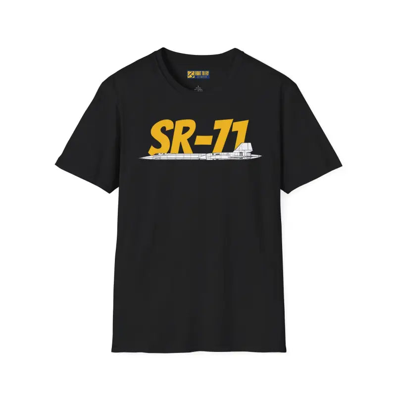 SR 71 Blackbird Side Profile T Shirt Pilot gifts WWII warbird t shirt