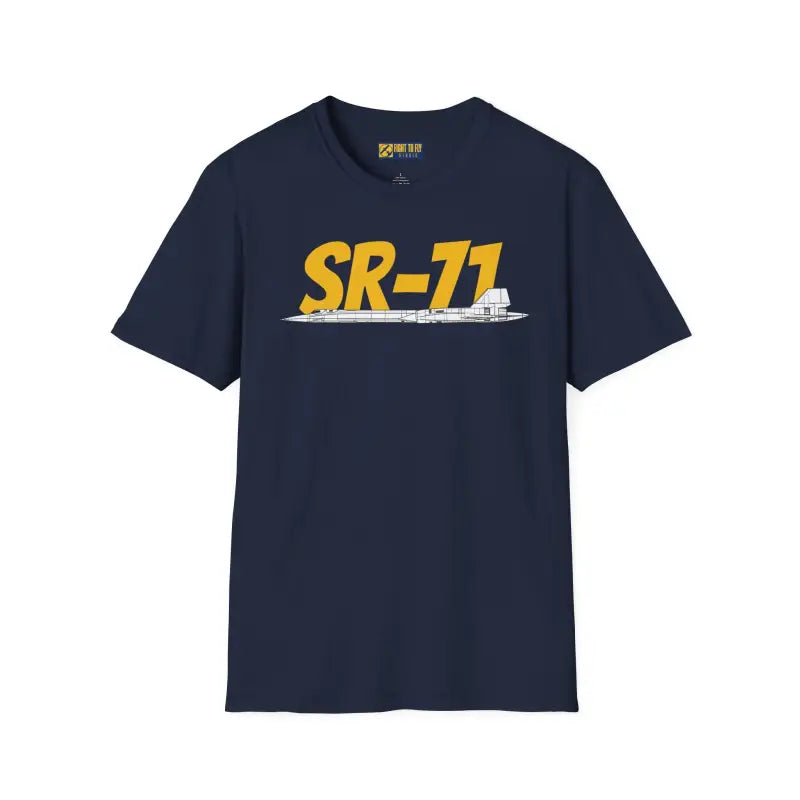 SR-71 Blackbird Side Profile T-Shirt - Pilot gifts - WWII warbird t-shirt