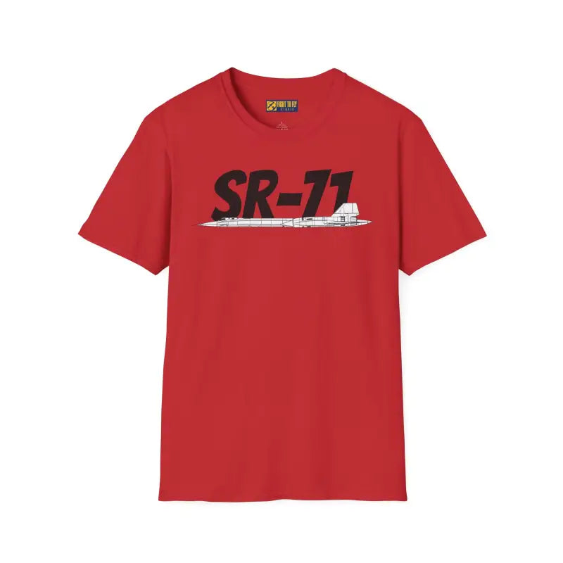SR-71 Blackbird Side Profile T-Shirt - Pilot gifts - WWII warbird t-shirt