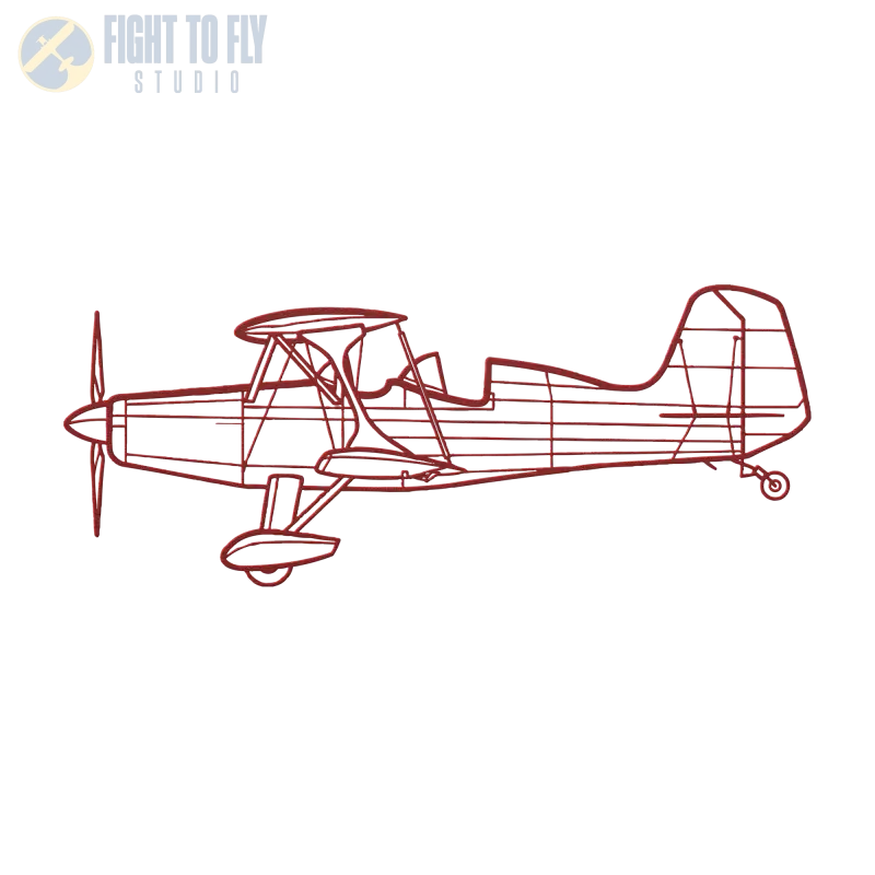 Starduster Too Die Cut Metal Wall Art - Sign - Pilot gifts - WWII warbird t-shirt