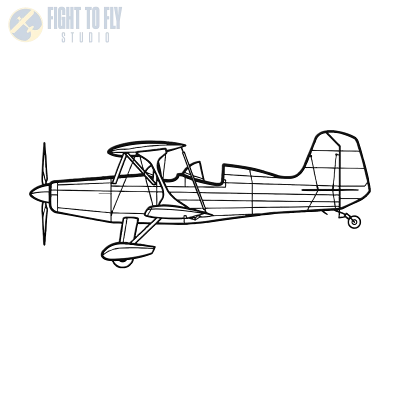Starduster Too Die Cut Metal Wall Art - Sign - Pilot gifts - WWII warbird t-shirt