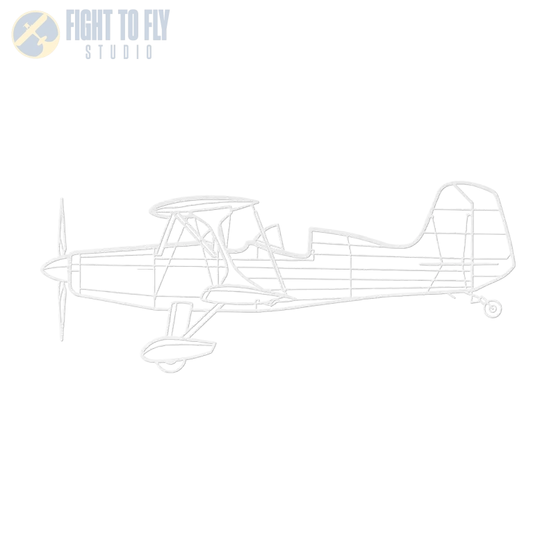 Starduster Too Die Cut Metal Wall Art - Sign - Pilot gifts - WWII warbird t-shirt