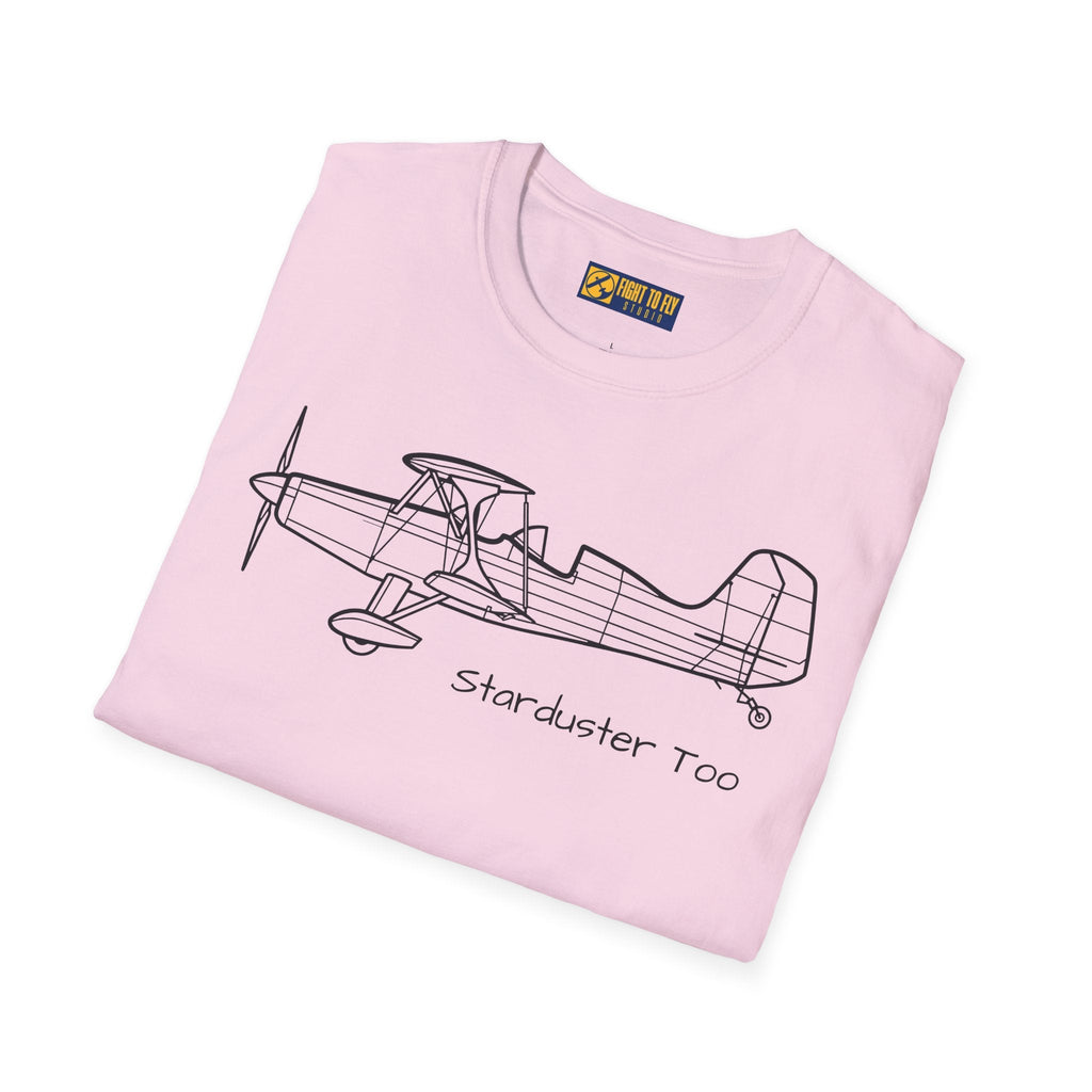 Starduster Too T-Shirt – Classic Homebuilt Biplane Aviation Tee - Gifts for pilots - apparel