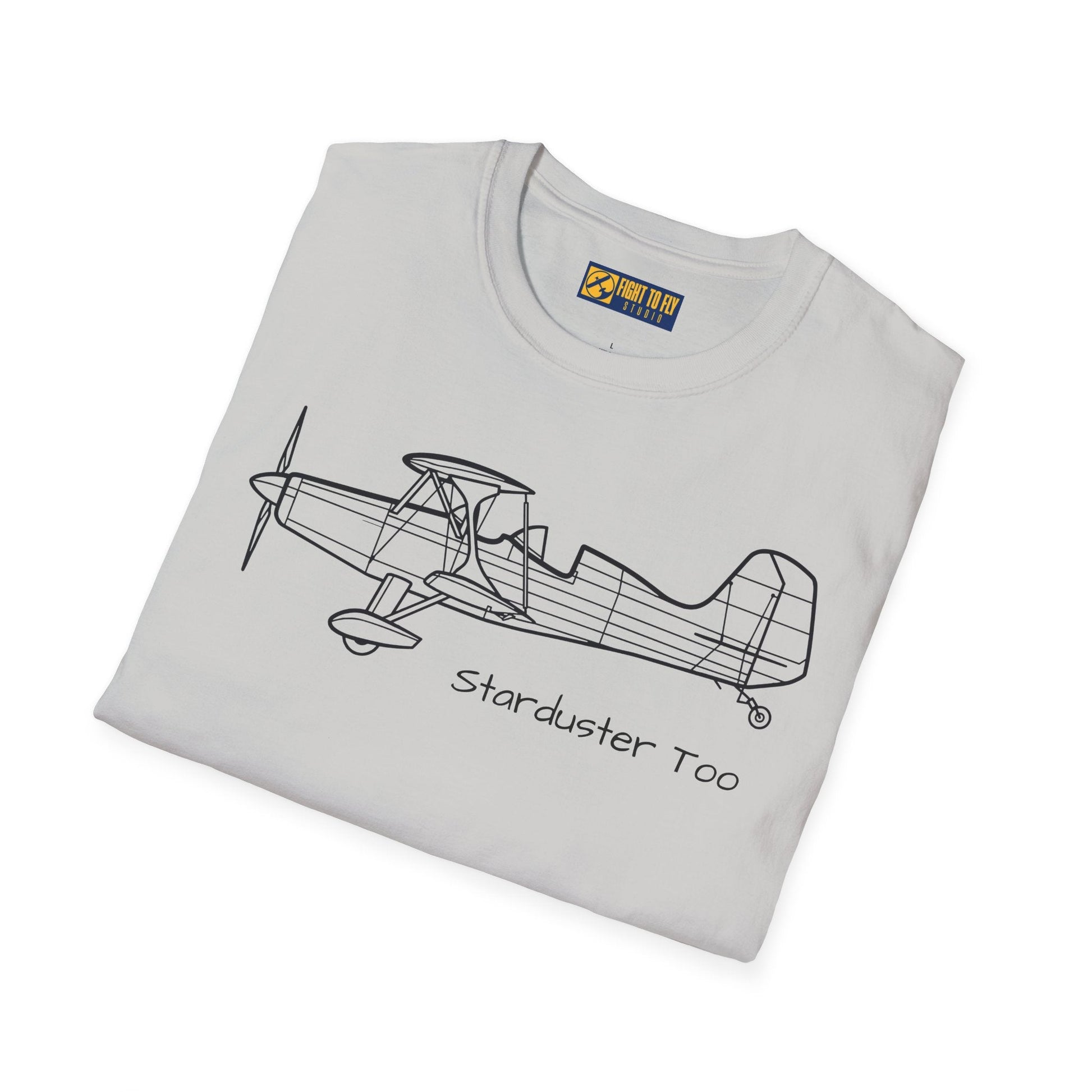 Starduster Too T-Shirt – Classic Homebuilt Biplane Aviation Tee - Gifts for pilots - apparel