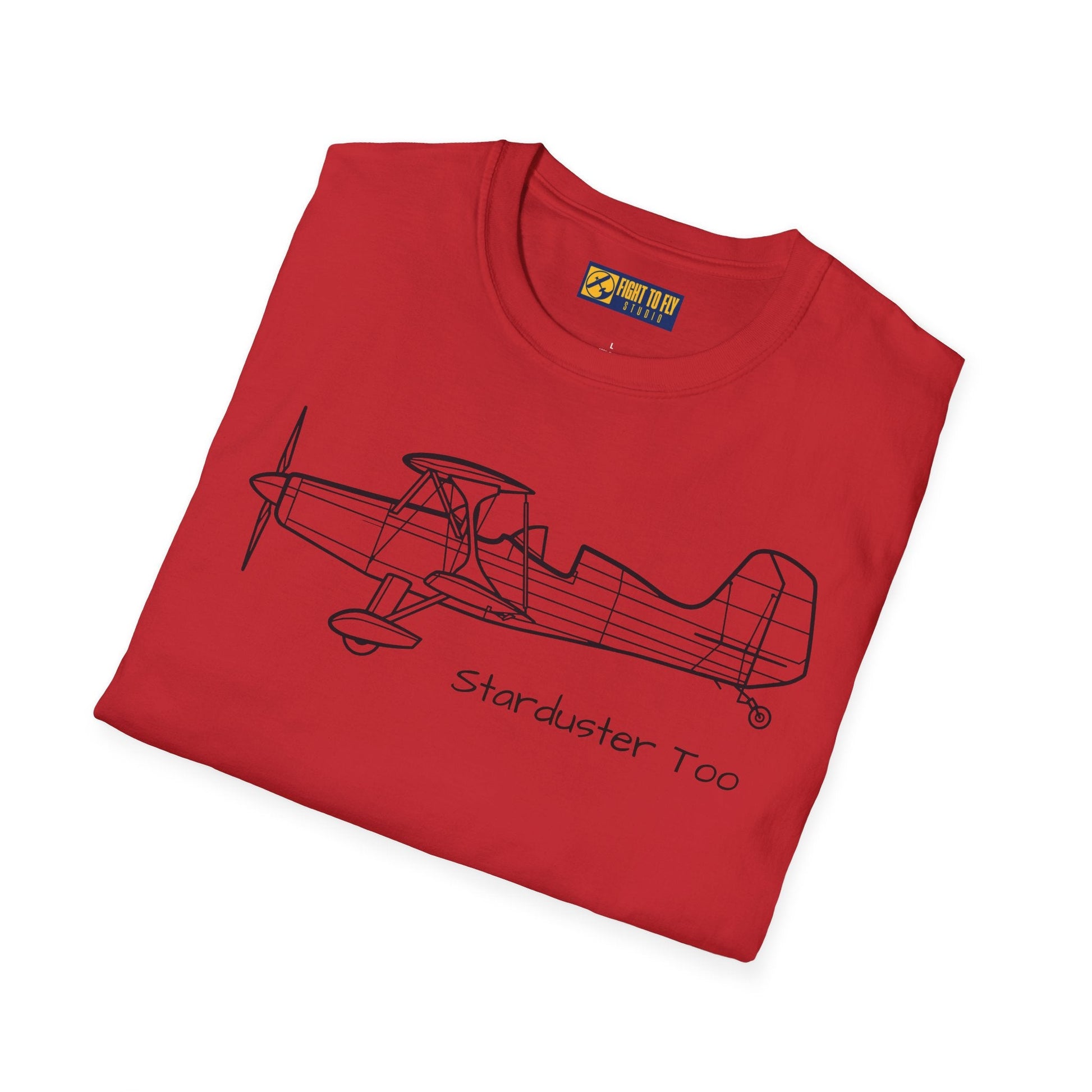 Starduster Too T-Shirt – Classic Homebuilt Biplane Aviation Tee - Gifts for pilots - apparel