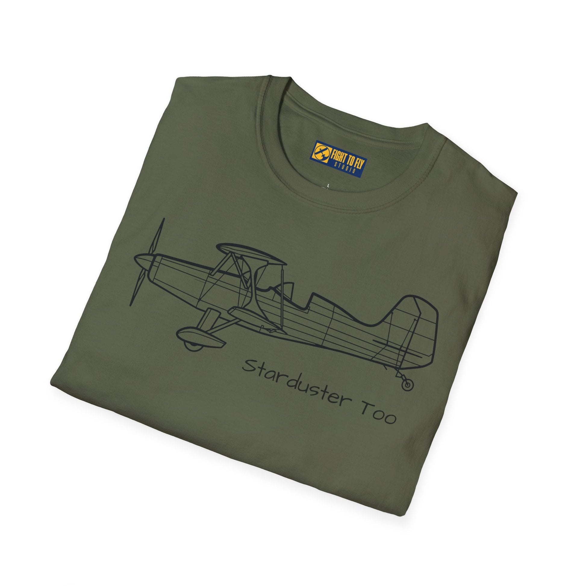 Starduster Too T-Shirt – Classic Homebuilt Biplane Aviation Tee - Gifts for pilots - apparel