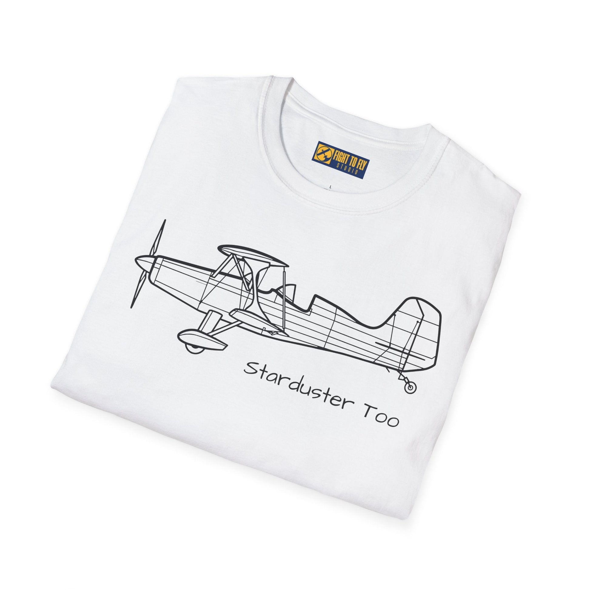 Starduster Too T-Shirt – Classic Homebuilt Biplane Aviation Tee - Gifts for pilots - apparel
