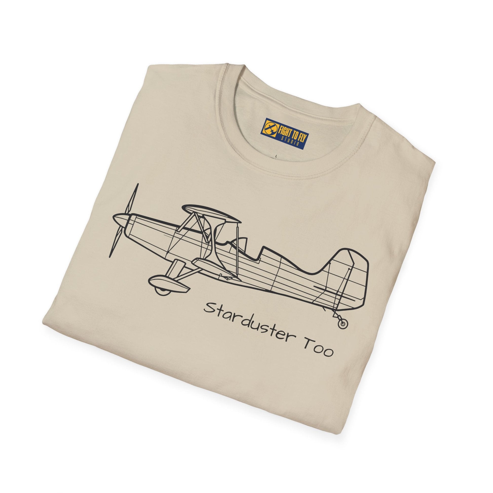 Starduster Too T-Shirt – Classic Homebuilt Biplane Aviation Tee - Gifts for pilots - apparel