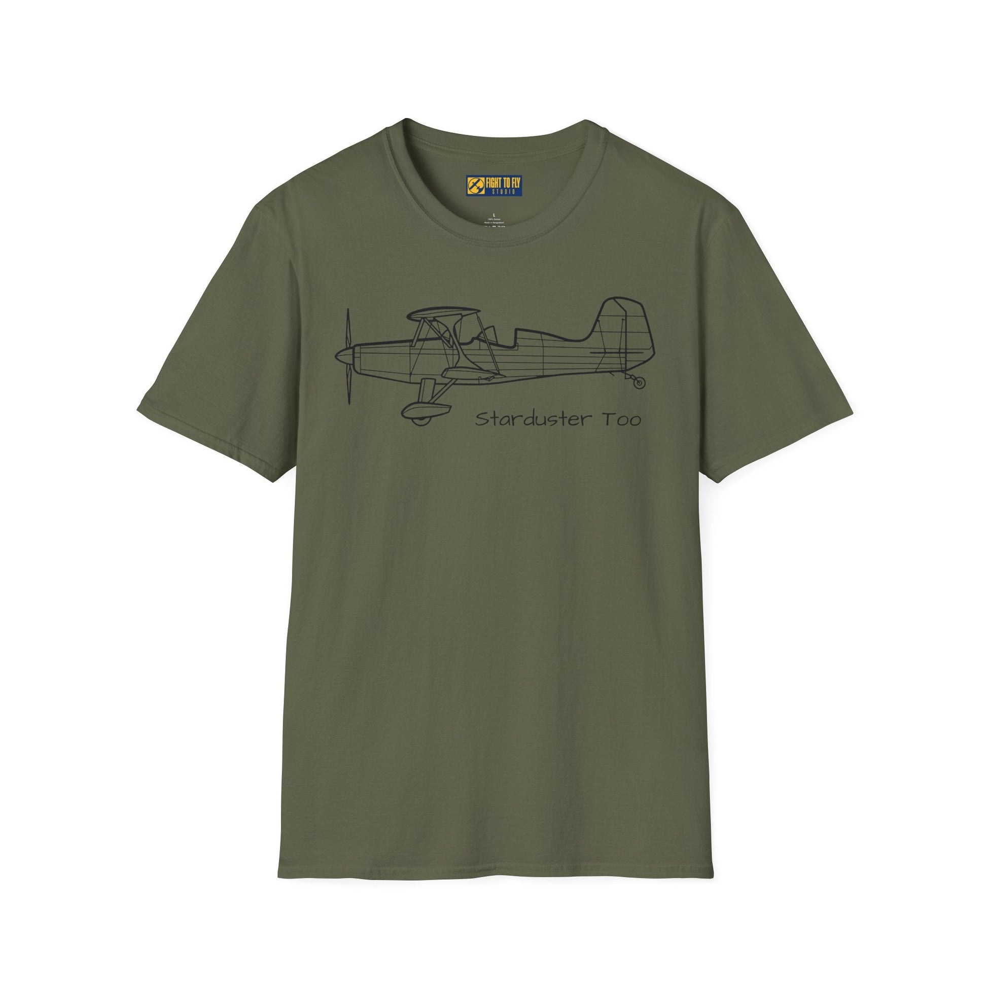 Starduster Too T-Shirt – Classic Homebuilt Biplane Aviation Tee - Gifts for pilots - apparel