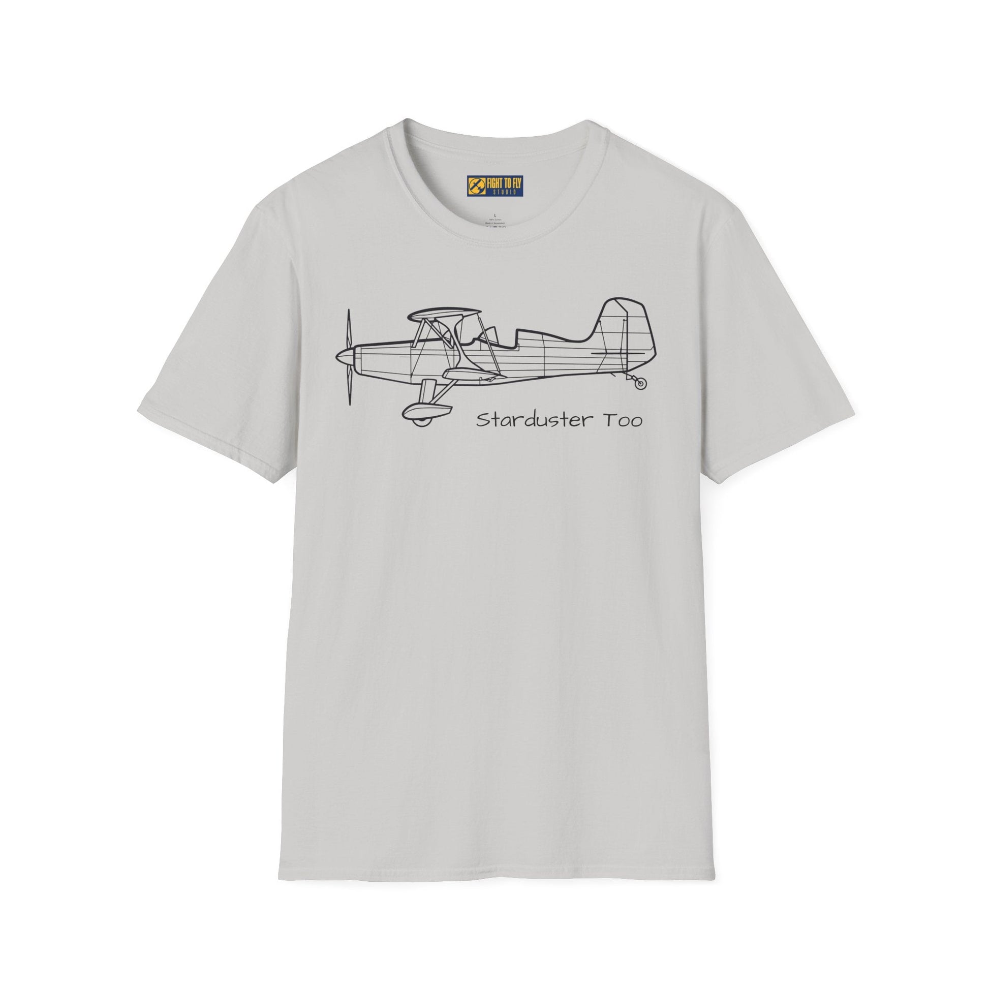 Starduster Too T-Shirt – Classic Homebuilt Biplane Aviation Tee - Gifts for pilots - apparel