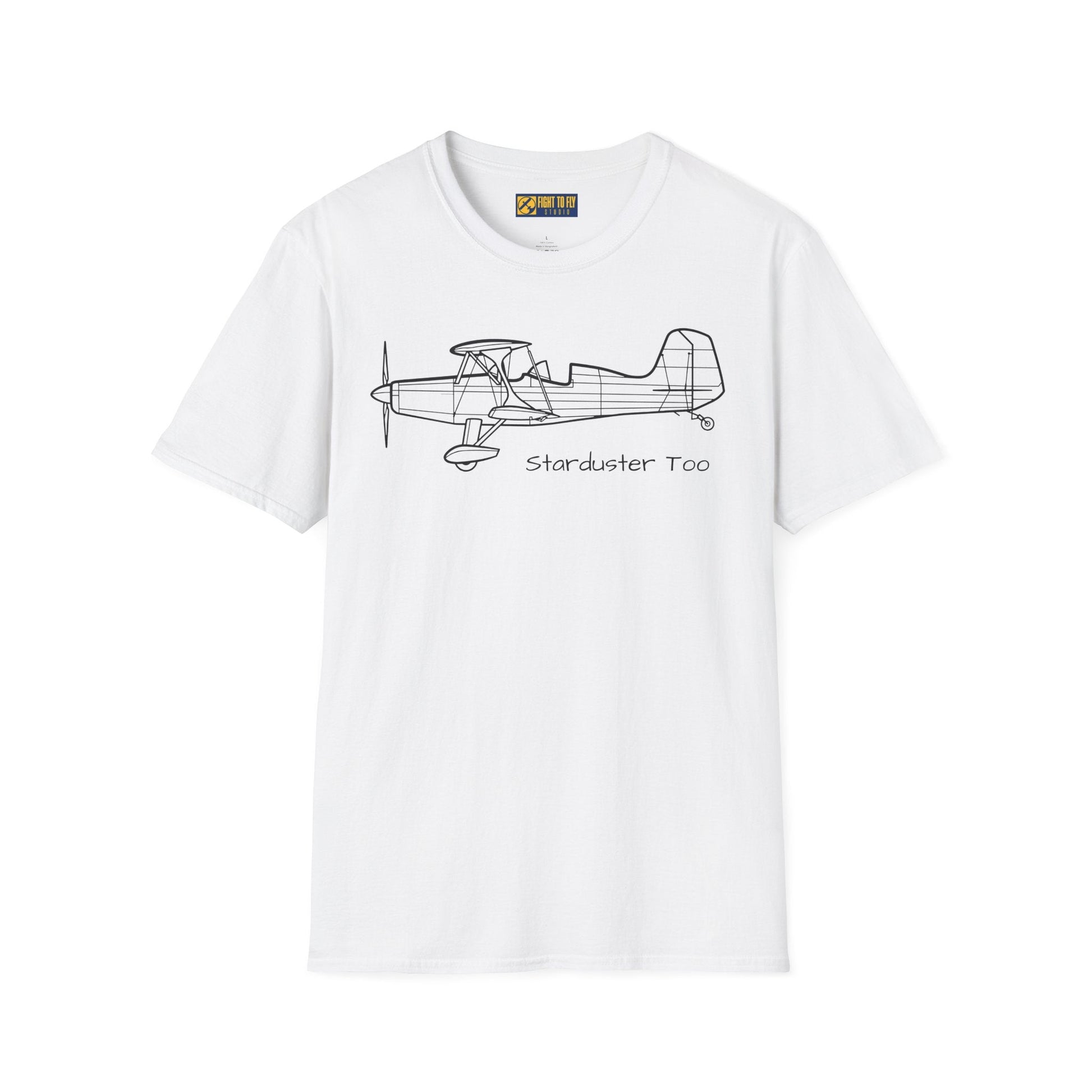 Starduster Too T-Shirt – Classic Homebuilt Biplane Aviation Tee - Gifts for pilots - apparel