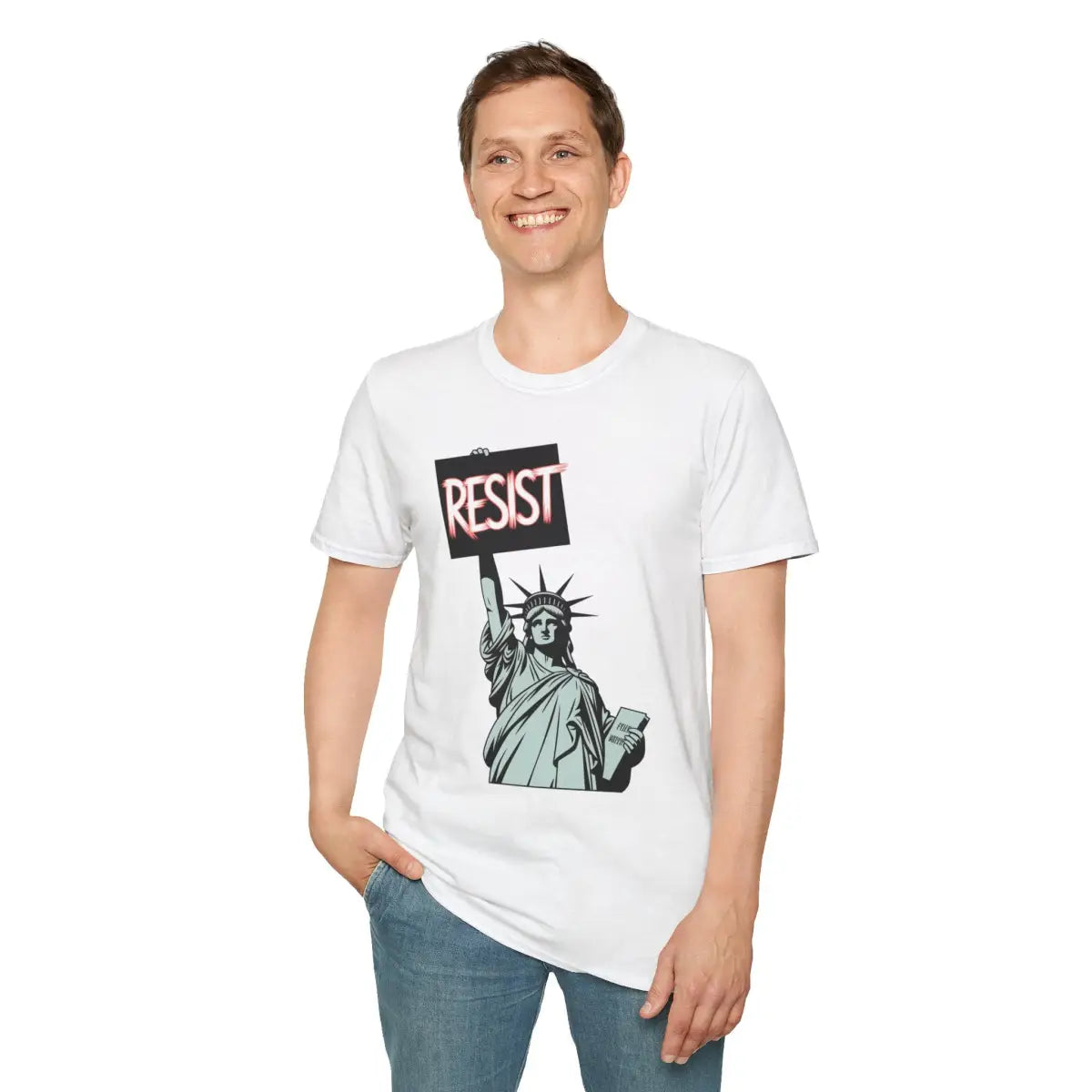 Statue of Liberty - Resist - T-Shirt - Pilot gifts - WWII warbird t-shirt