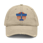 Stearman Distressed Hat (Embroidery) - Hats - Pilot gifts - WWII warbird t-shirt