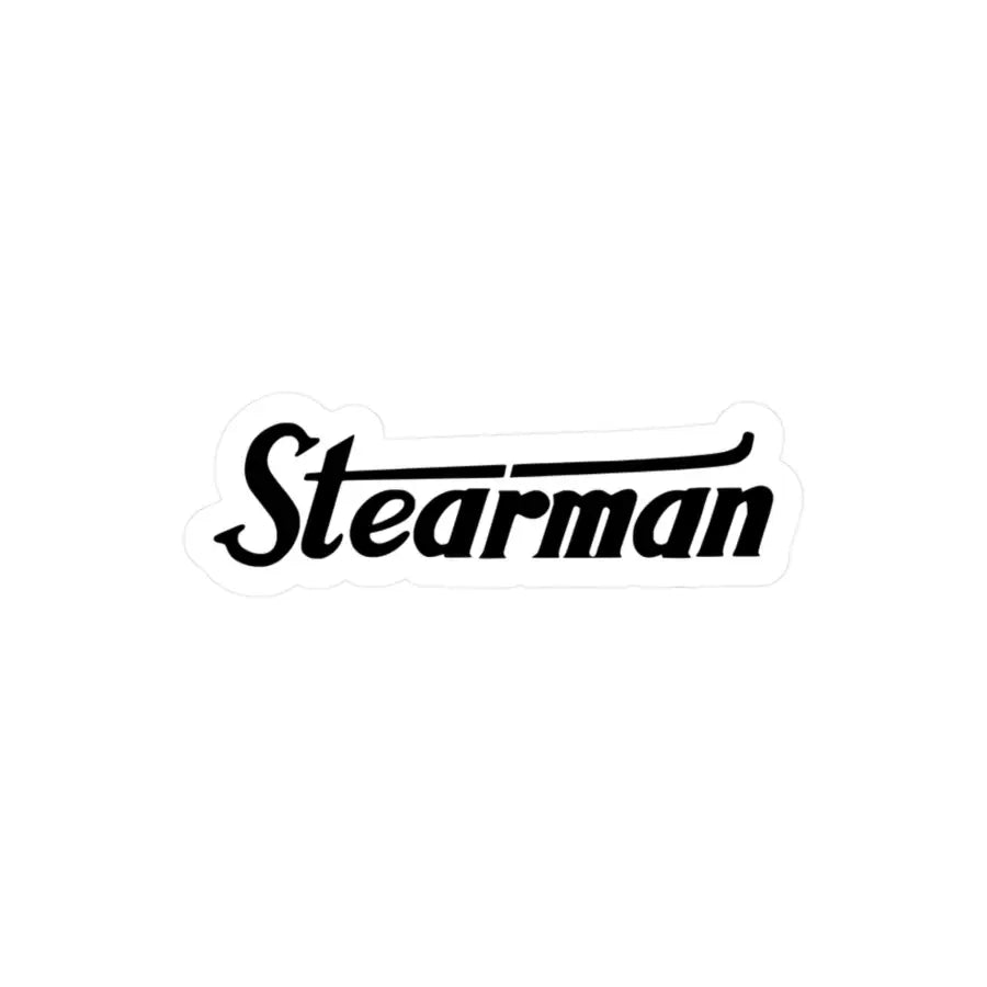 Stearman Kiss-Cut Vinyl Decal - Paper products - Pilot gifts - WWII warbird t-shirt