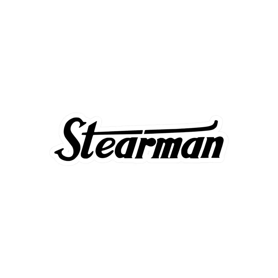 Stearman Kiss-Cut Vinyl Decal - Paper products - Pilot gifts - WWII warbird t-shirt