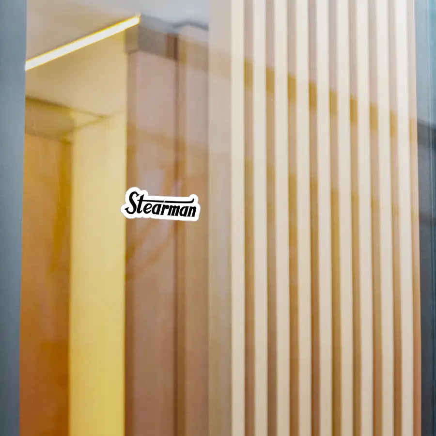 Stearman Kiss-Cut Vinyl Decal - Paper products - Pilot gifts - WWII warbird t-shirt