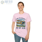 Time to Spare? Go by Air - Stearman - T-Shirt - Pilot gifts - WWII warbird t-shirt