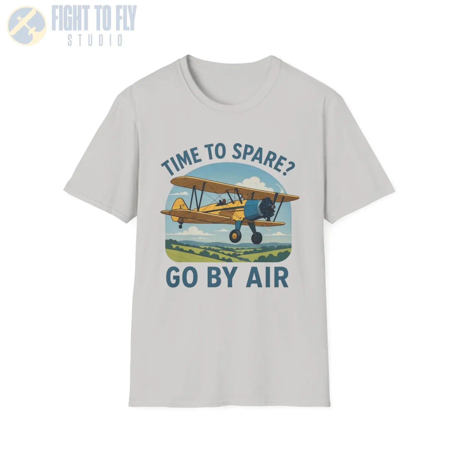Time to Spare? Go by Air Stearman T Shirt Pilot gifts WWII warbird t shirt