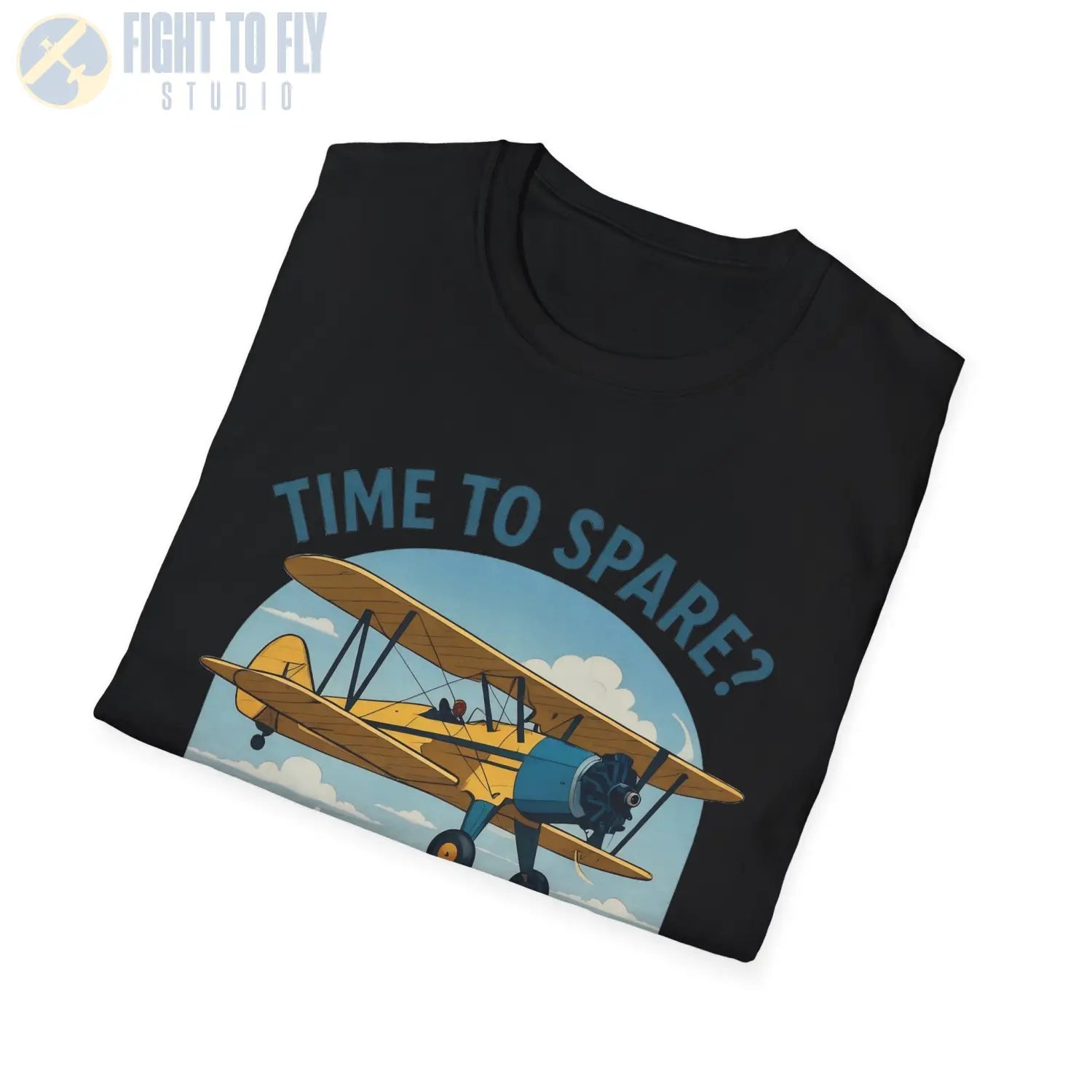 Time to Spare? Go by Air Stearman T Shirt Pilot gifts WWII warbird t shirt
