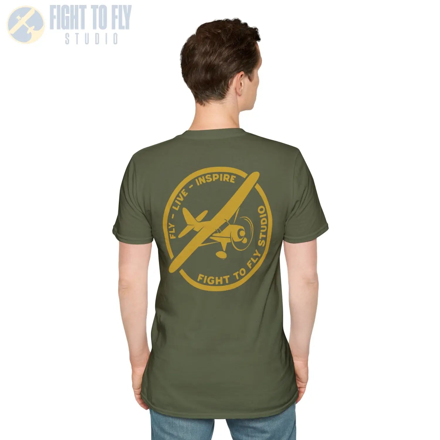 Time to Spare? Go by Air - Stearman - T-Shirt - Pilot gifts - WWII warbird t-shirt