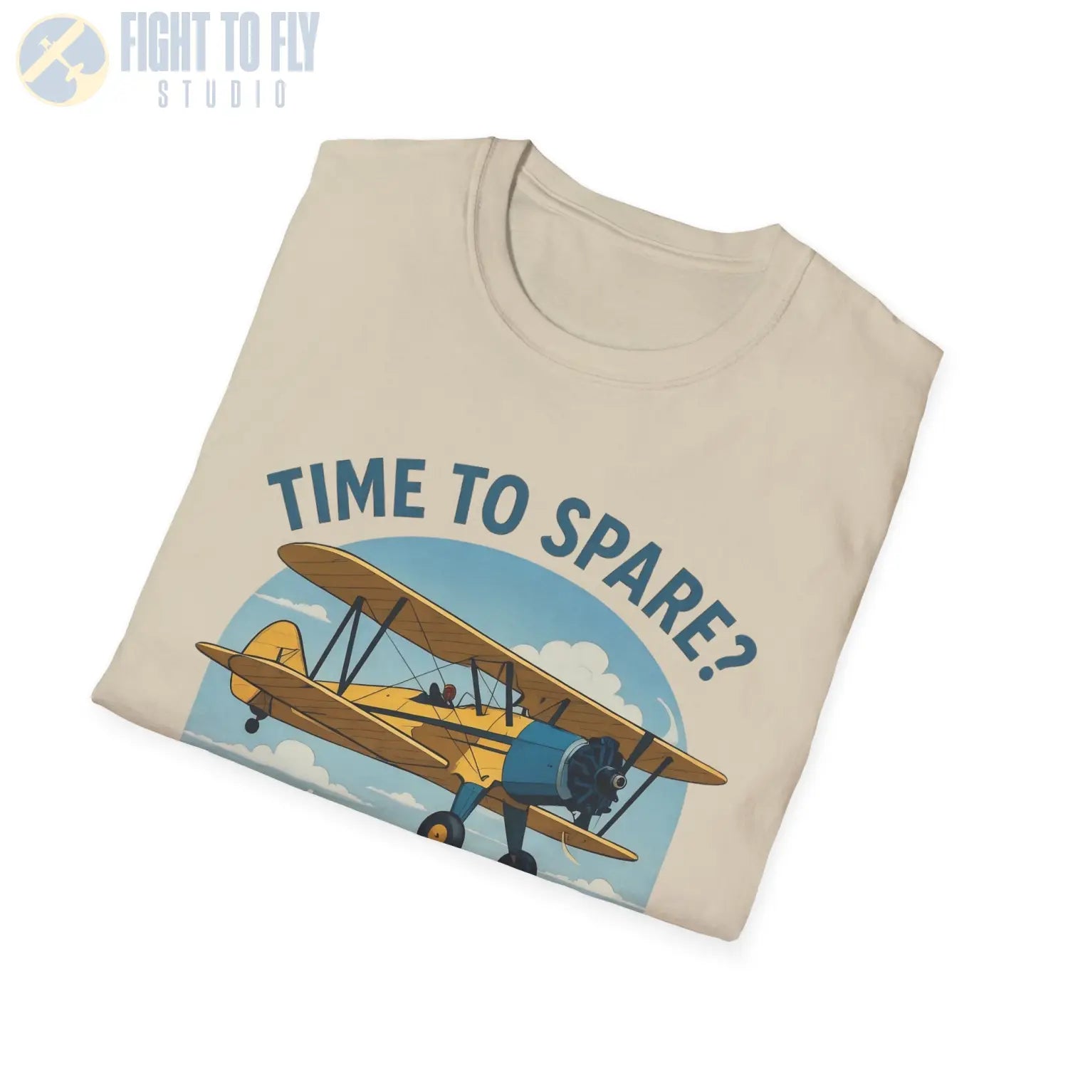 Time to Spare? Go by Air Stearman T Shirt Pilot gifts WWII warbird t shirt