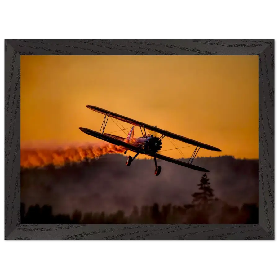 Stearman PT-17 Kaydet - Golden Hour Grace - Print Material - Gifts for pilots - Aviation apparel