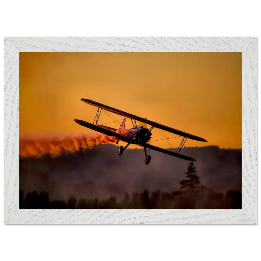 Stearman PT-17 Kaydet - Golden Hour Grace - Print Material - Gifts for pilots - Aviation apparel