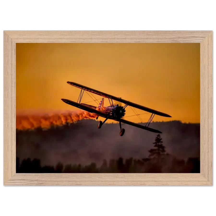 Stearman PT-17 Kaydet - Golden Hour Grace - Print Material - Gifts for pilots - Aviation apparel