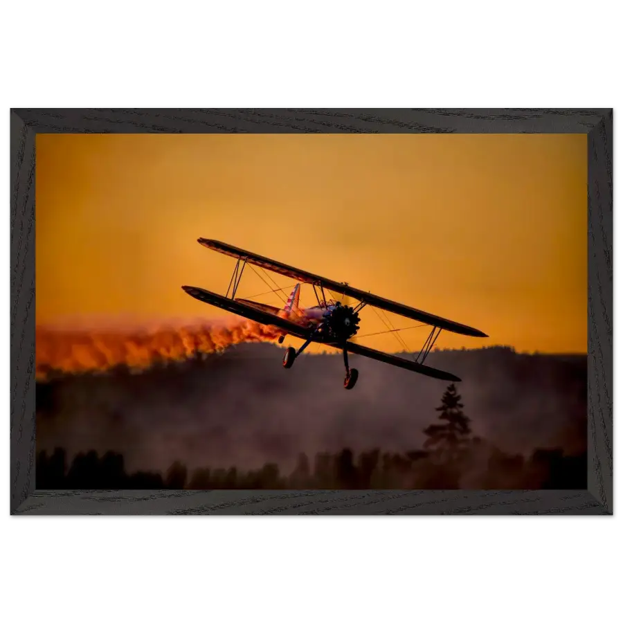 Stearman PT-17 Kaydet - Golden Hour Grace - Print Material - Gifts for pilots - Aviation apparel