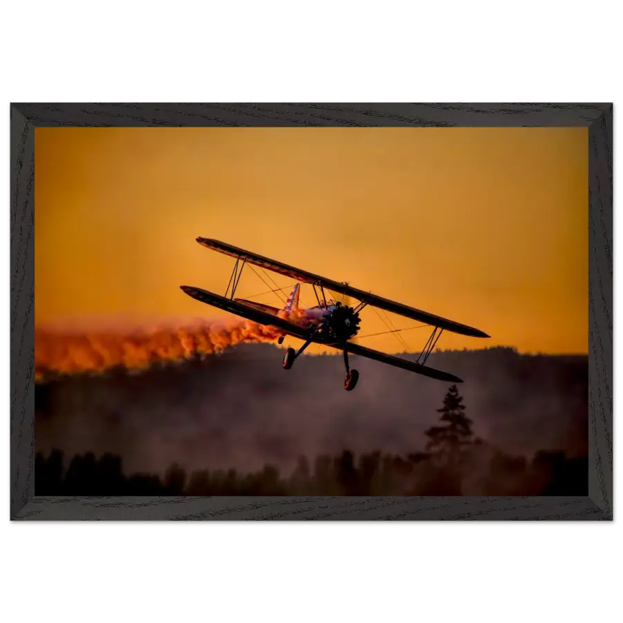 Stearman PT-17 Kaydet - Golden Hour Grace - Print Material - Gifts for pilots - Aviation apparel