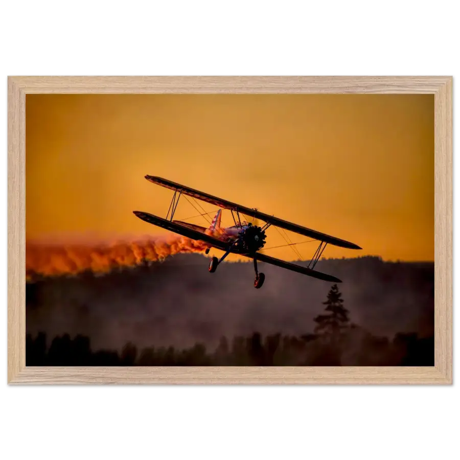 Stearman PT-17 Kaydet - Golden Hour Grace - Print Material - Gifts for pilots - Aviation apparel
