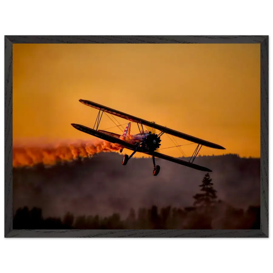 Stearman PT-17 Kaydet - Golden Hour Grace - Print Material - Gifts for pilots - Aviation apparel