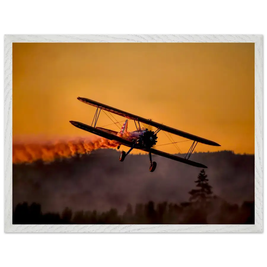 Stearman PT-17 Kaydet - Golden Hour Grace - Print Material - Gifts for pilots - Aviation apparel