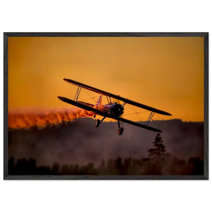 Stearman PT-17 Kaydet - Golden Hour Grace - Print Material - Gifts for pilots - Aviation apparel
