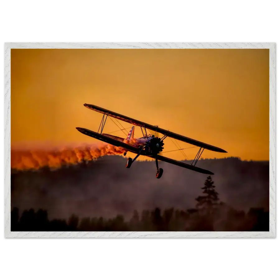 Stearman PT-17 Kaydet - Golden Hour Grace - Print Material - Gifts for pilots - Aviation apparel