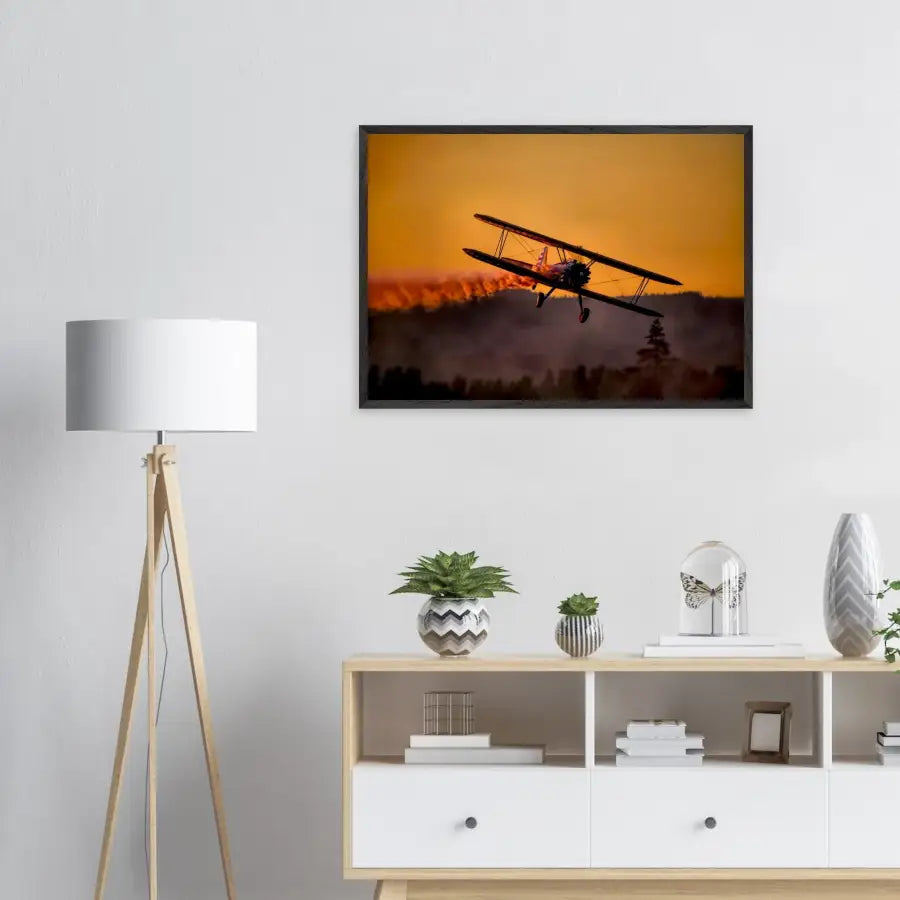 Stearman PT-17 Kaydet - Golden Hour Grace - Print Material - Gifts for pilots - Aviation apparel