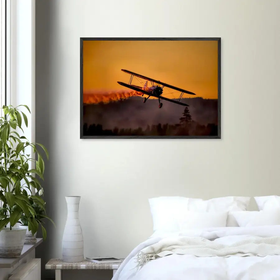 Stearman PT-17 Kaydet - Golden Hour Grace - Print Material - Gifts for pilots - Aviation apparel
