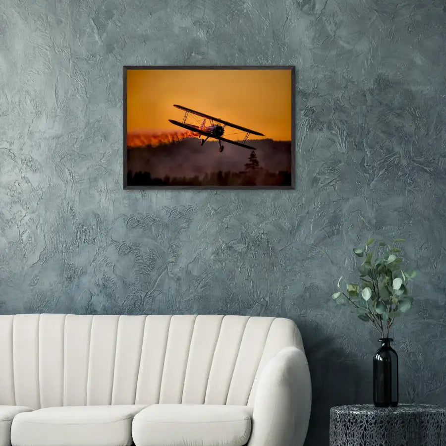 Stearman PT-17 Kaydet - Golden Hour Grace - Print Material - Gifts for pilots - Aviation apparel