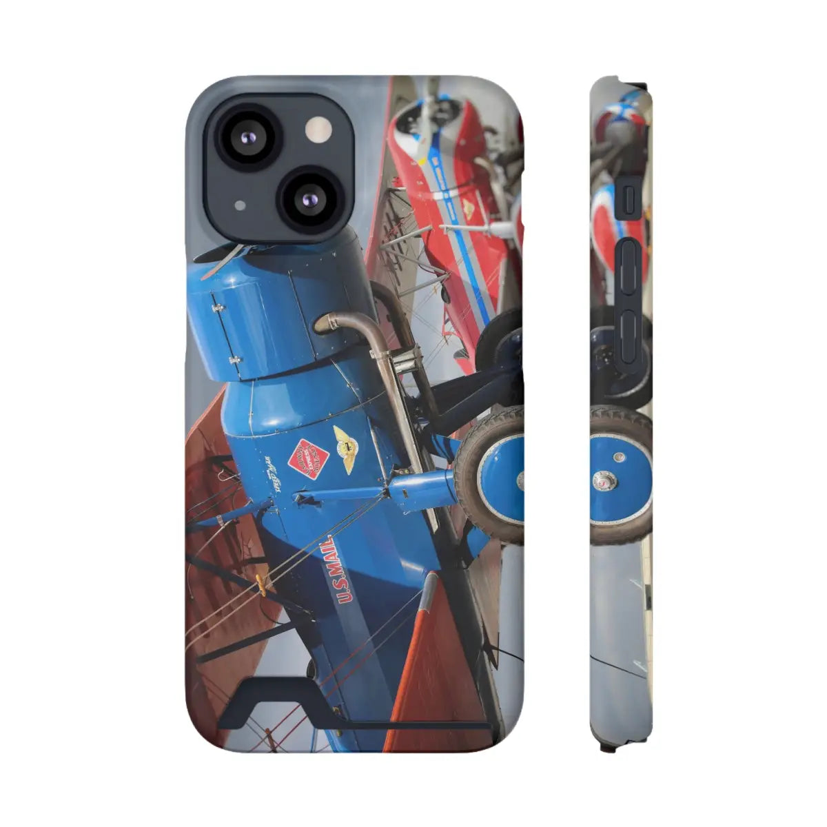 Stearman SpeedMail Vintage Airplane Phone Case with Card Holder - Perfect Gift for Aviation Lovers - Gifts pilots