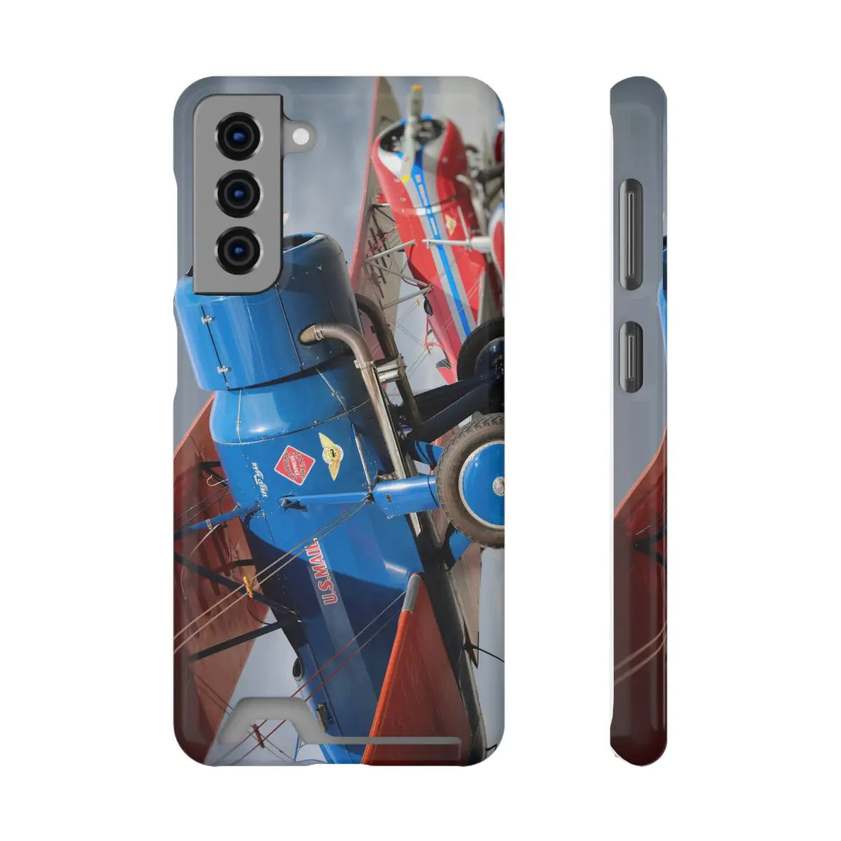 Stearman SpeedMail Vintage Airplane Phone Case with Card Holder - Perfect Gift for Aviation Lovers - Gifts pilots