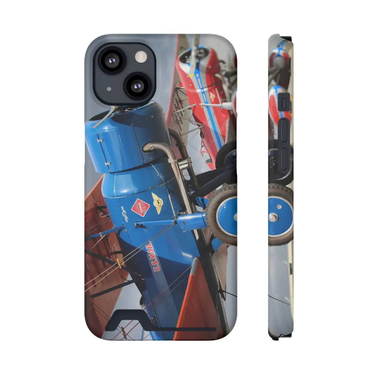 Stearman SpeedMail Vintage Airplane Phone Case with Card Holder - Perfect Gift for Aviation Lovers - Gifts pilots