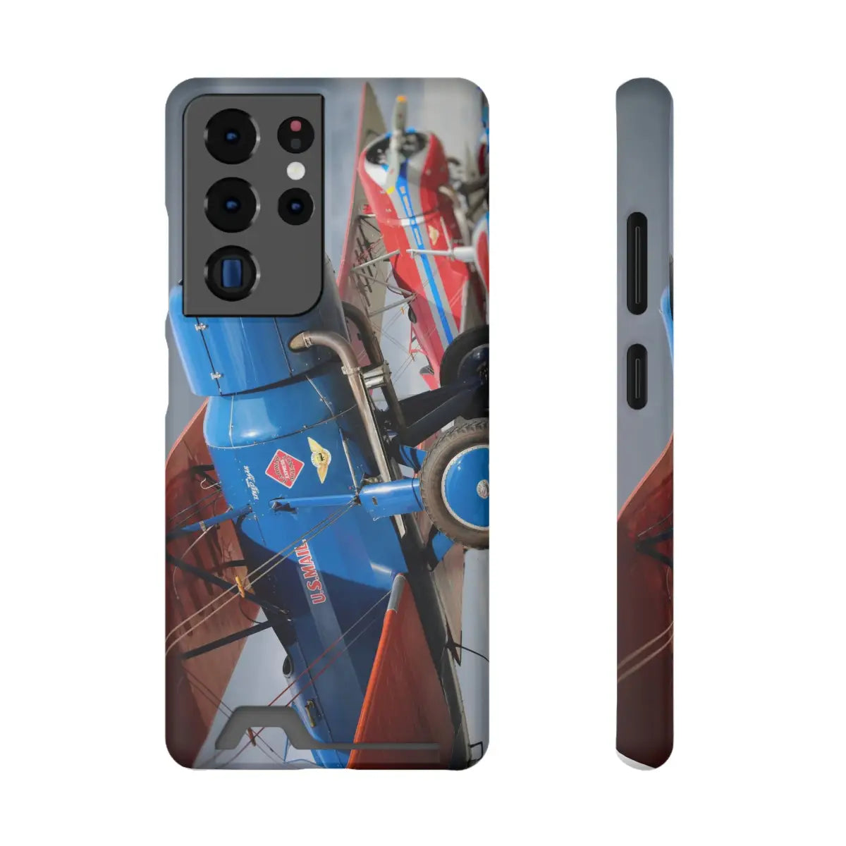 Stearman SpeedMail Vintage Airplane Phone Case with Card Holder - Perfect Gift for Aviation Lovers - Gifts pilots