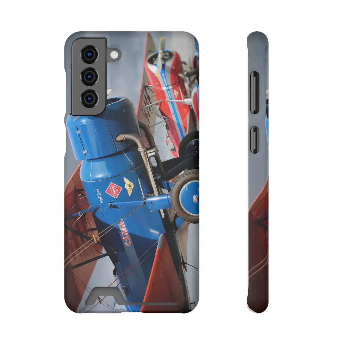Stearman SpeedMail Vintage Airplane Phone Case with Card Holder - Perfect Gift for Aviation Lovers - Gifts pilots