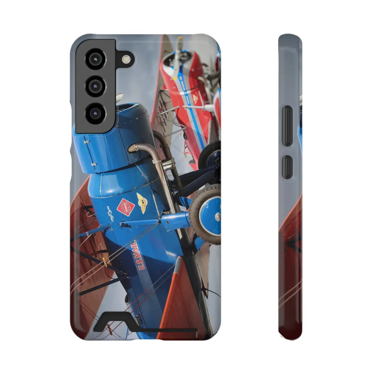 Stearman SpeedMail Vintage Airplane Phone Case with Card Holder - Perfect Gift for Aviation Lovers - Gifts pilots