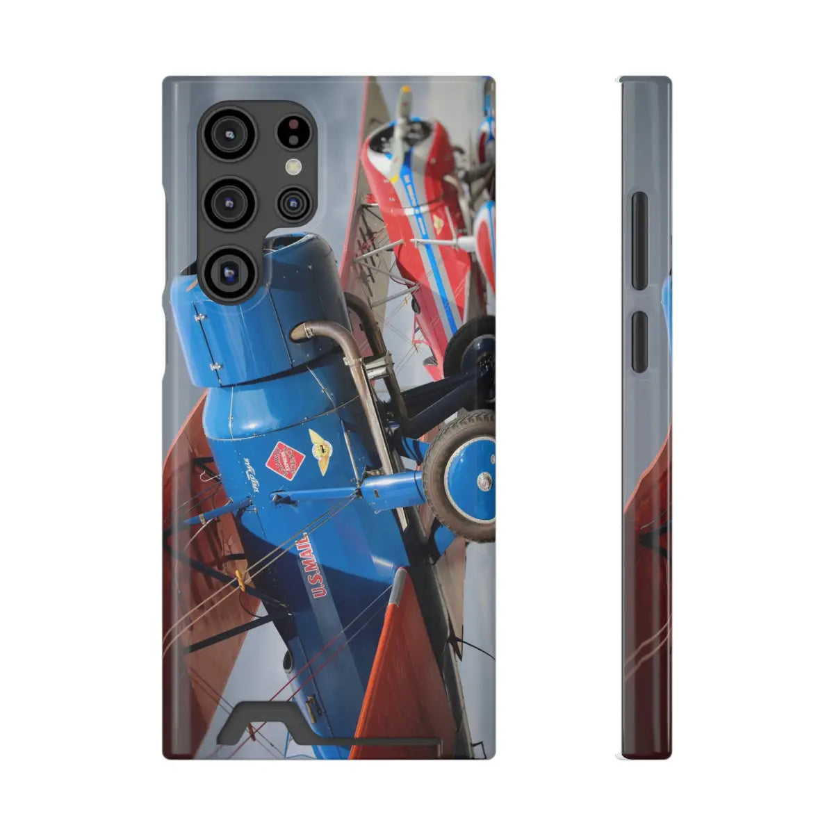 Stearman SpeedMail Vintage Airplane Phone Case with Card Holder - Perfect Gift for Aviation Lovers - Gifts pilots