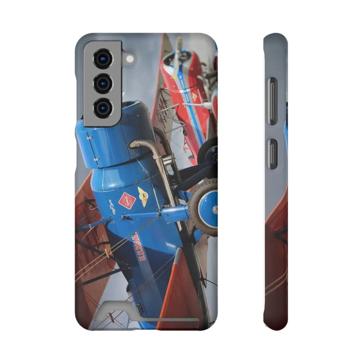Stearman SpeedMail Vintage Airplane Phone Case with Card Holder - Perfect Gift for Aviation Lovers - Gifts pilots