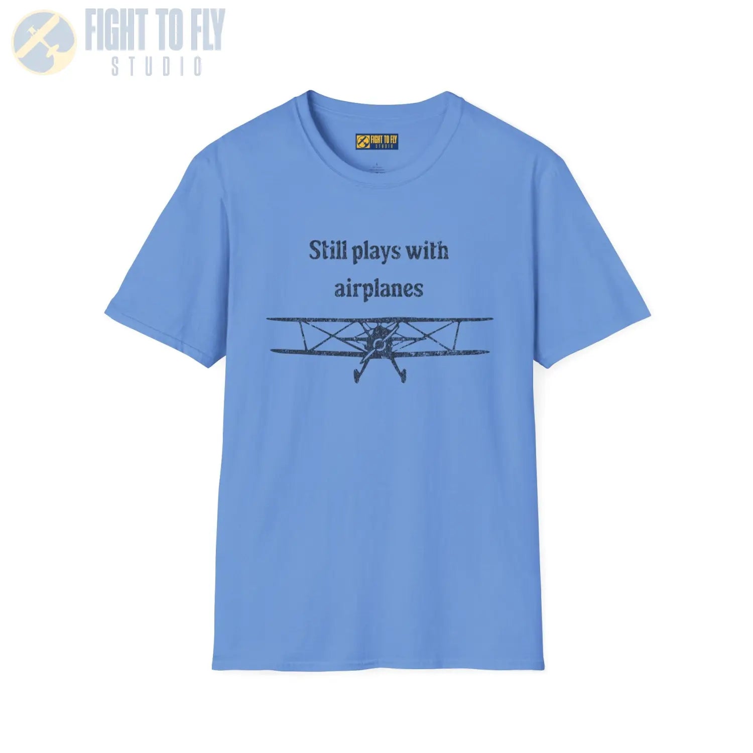 Still Plays With Airplanes - T-Shirt - Pilot gifts - WWII warbird t-shirt