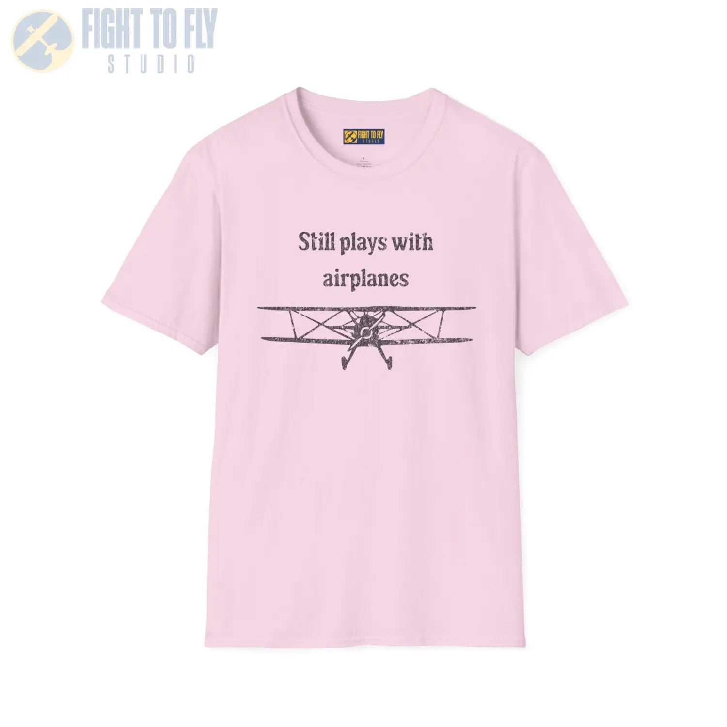 Still Plays With Airplanes - T-Shirt - Pilot gifts - WWII warbird t-shirt