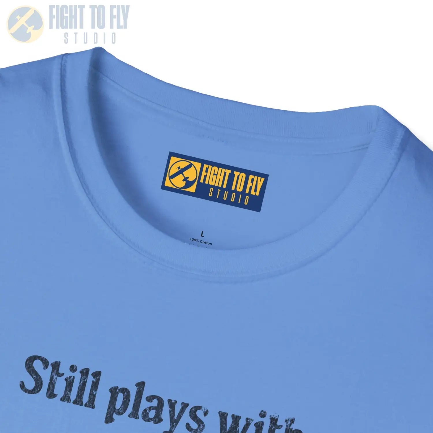 Still Plays With Airplanes - T-Shirt - Pilot gifts - WWII warbird t-shirt