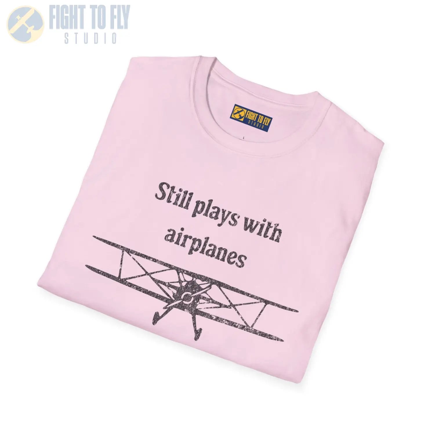 Still Plays With Airplanes - T-Shirt - Pilot gifts - WWII warbird t-shirt